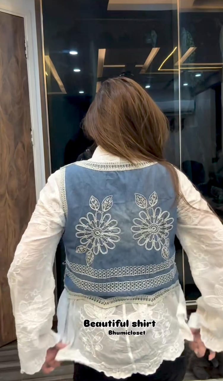 Beautiful Shirt With Embroidery Work BC081