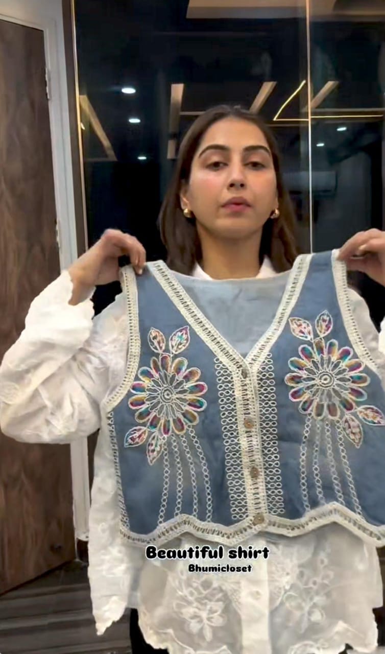 Beautiful Shirt With Embroidery Work BC081