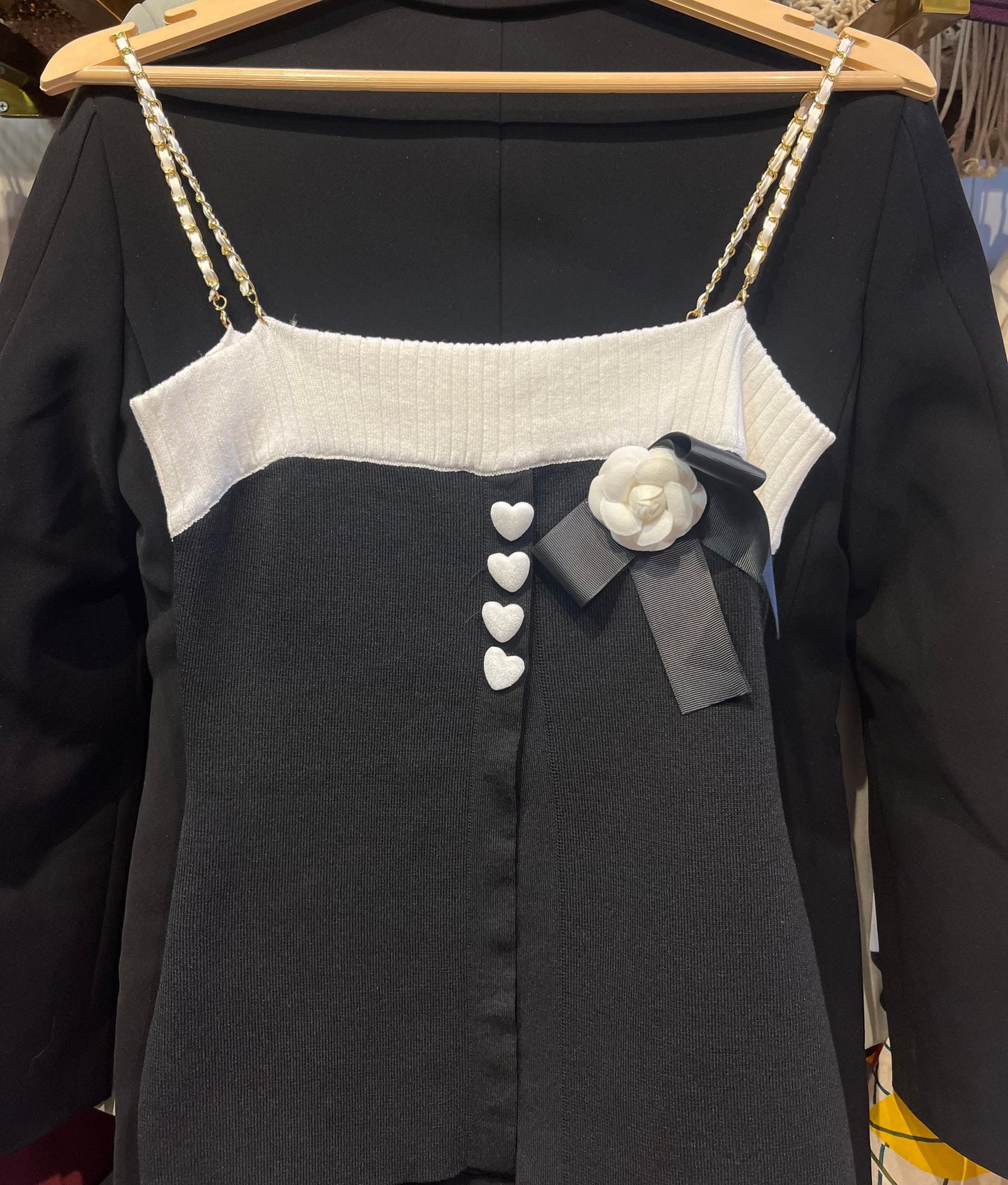 Beautiful Top With Cute Little Hearts BC094