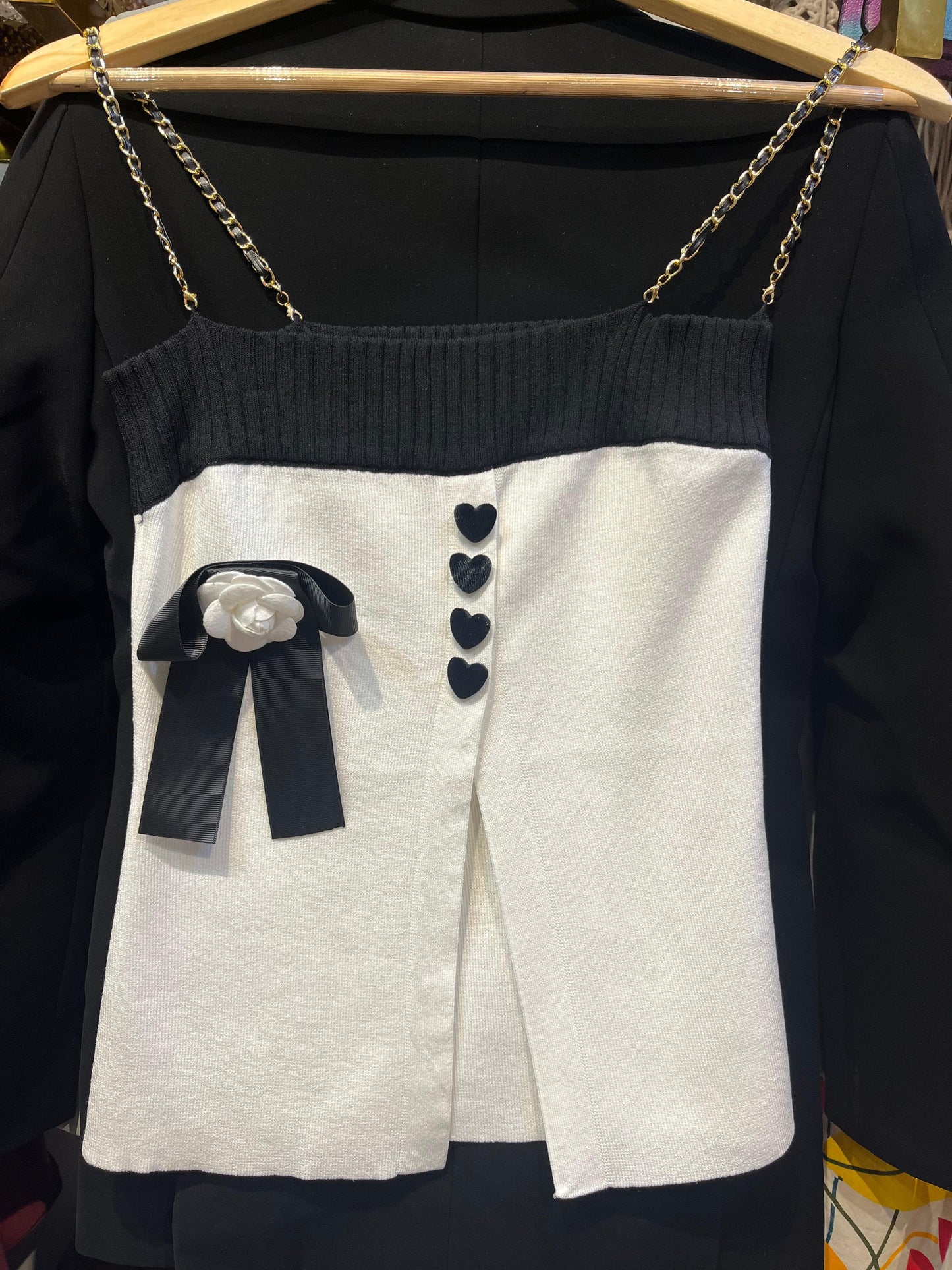 Beautiful Top With Cute Little Hearts BC094