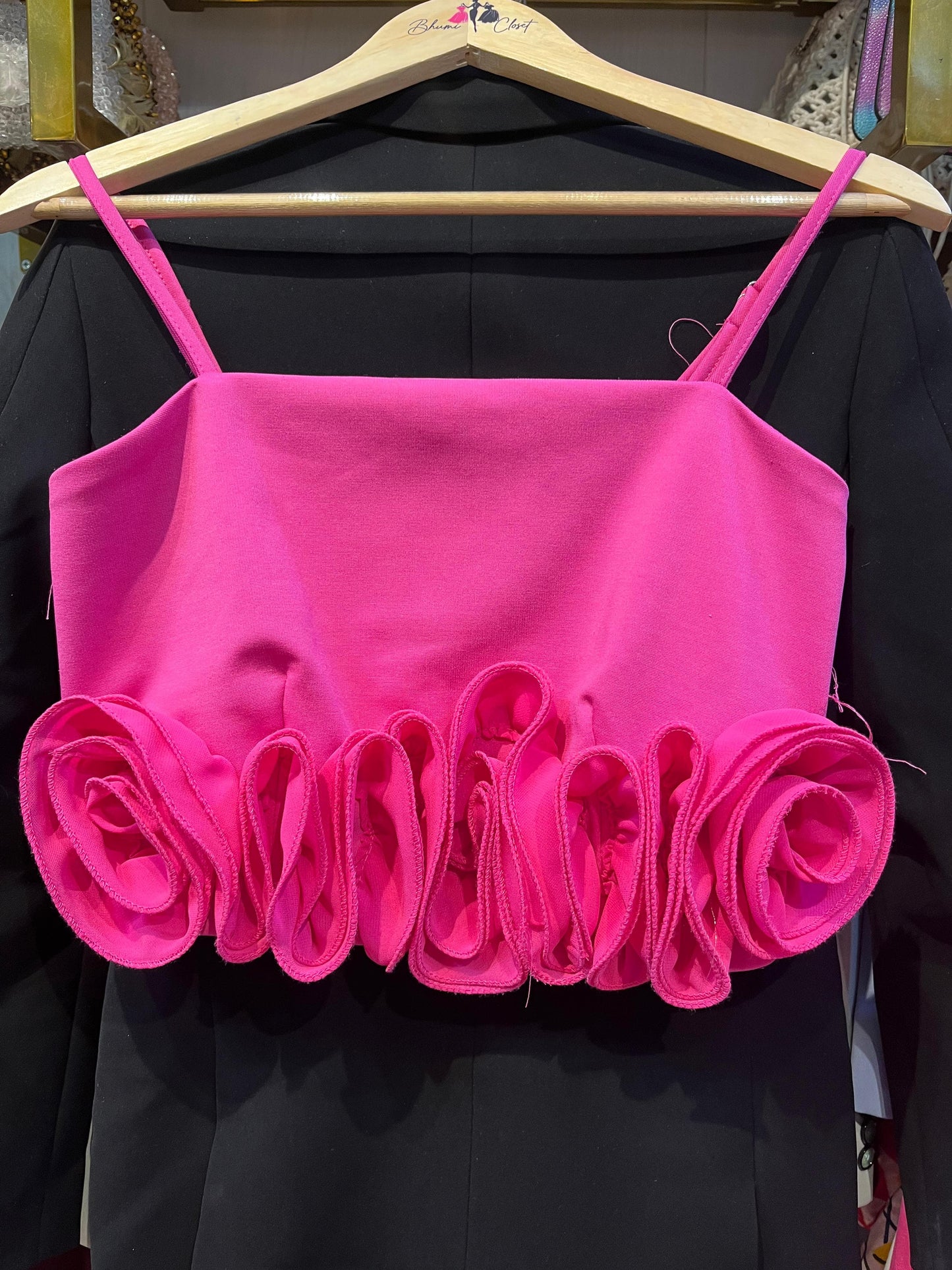 Cute Rose Top With Skirt BC080