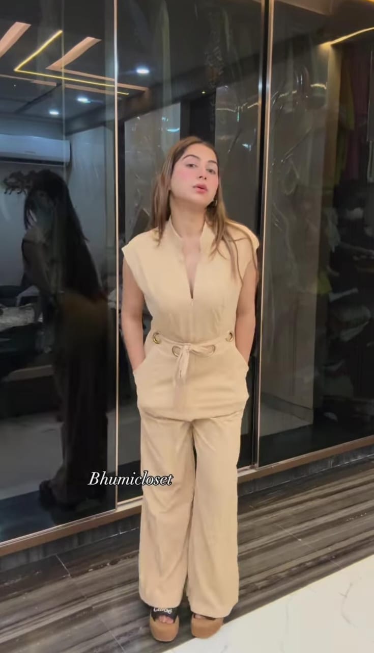 Formal Jumpsuit with Belt BC041