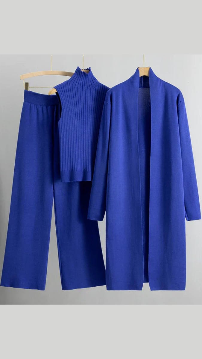 Luxe Winter Coord Set With Cape BC020