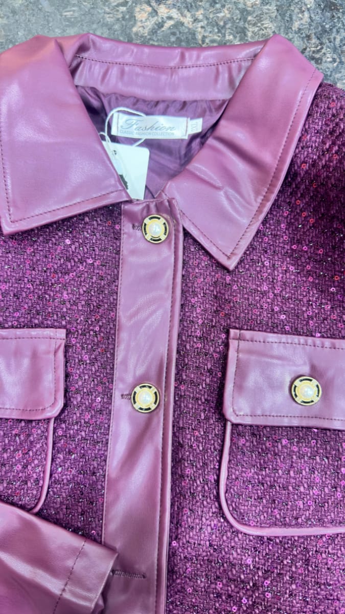 Sequence Tweed Skirt Top BC030