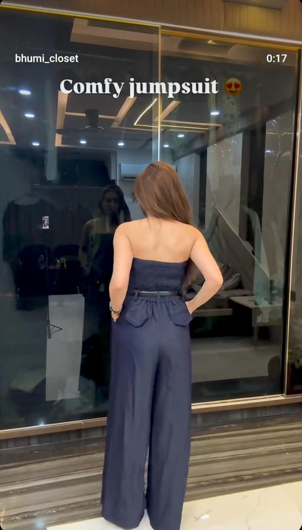 Stunning Jumpsuit With Belt BC083