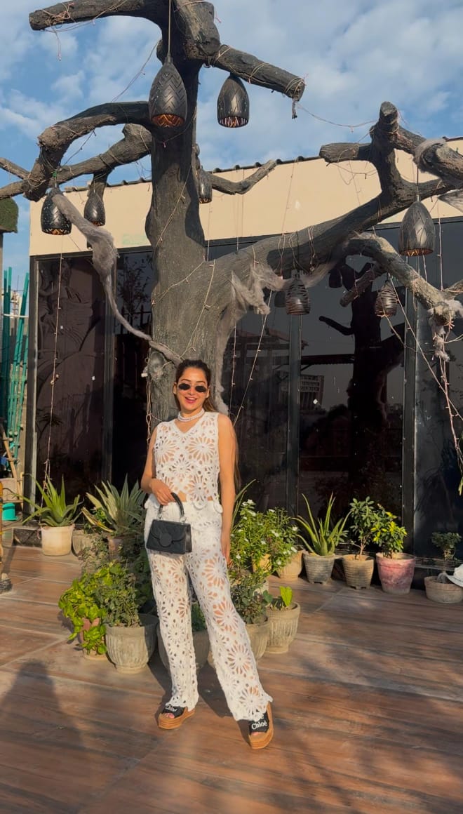 Summer Sexy Two-Piece Beachwear Crochet Cordset BC037