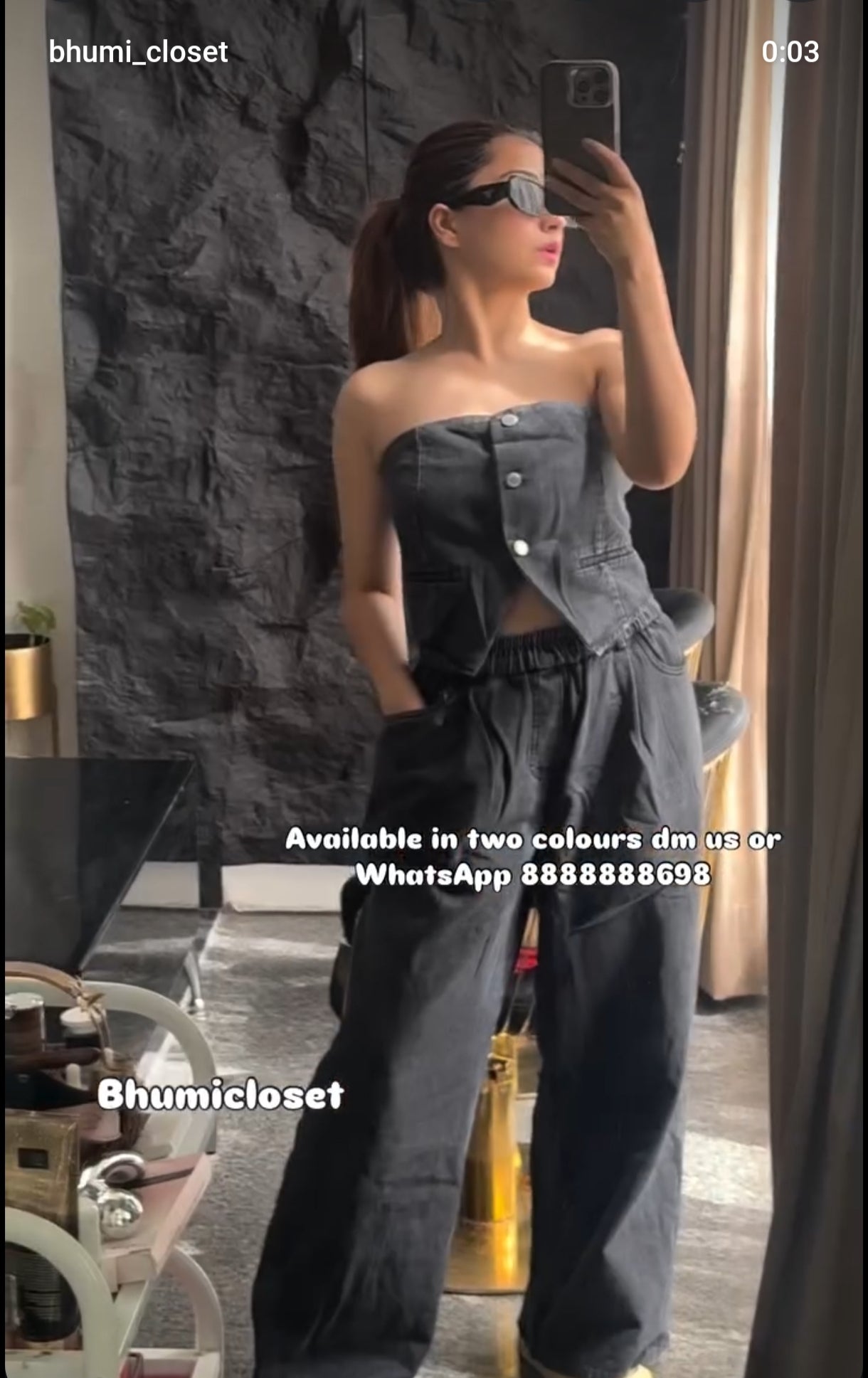 Denim tube codset BC100