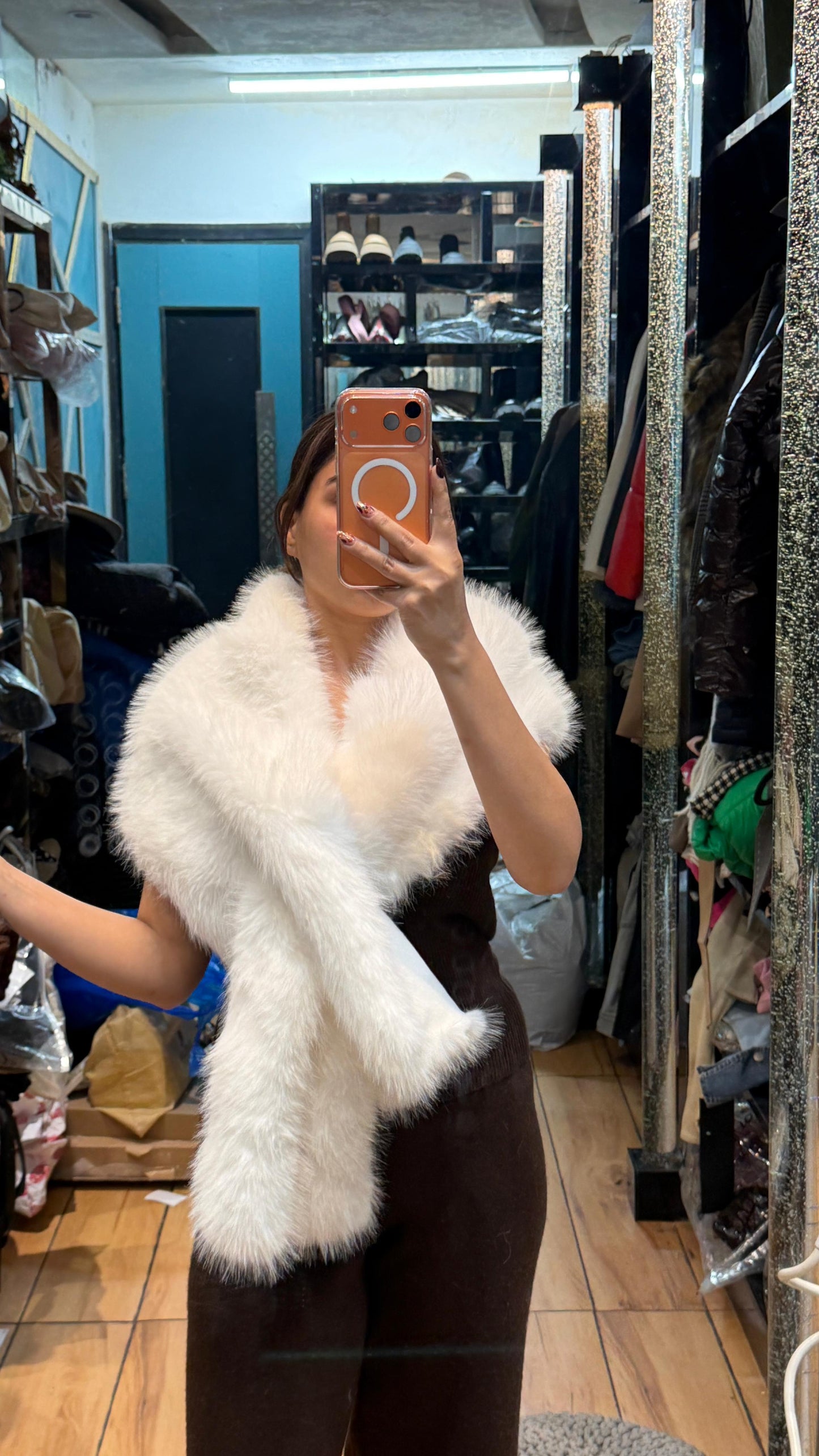 TRENDY FUR SCARF BC184