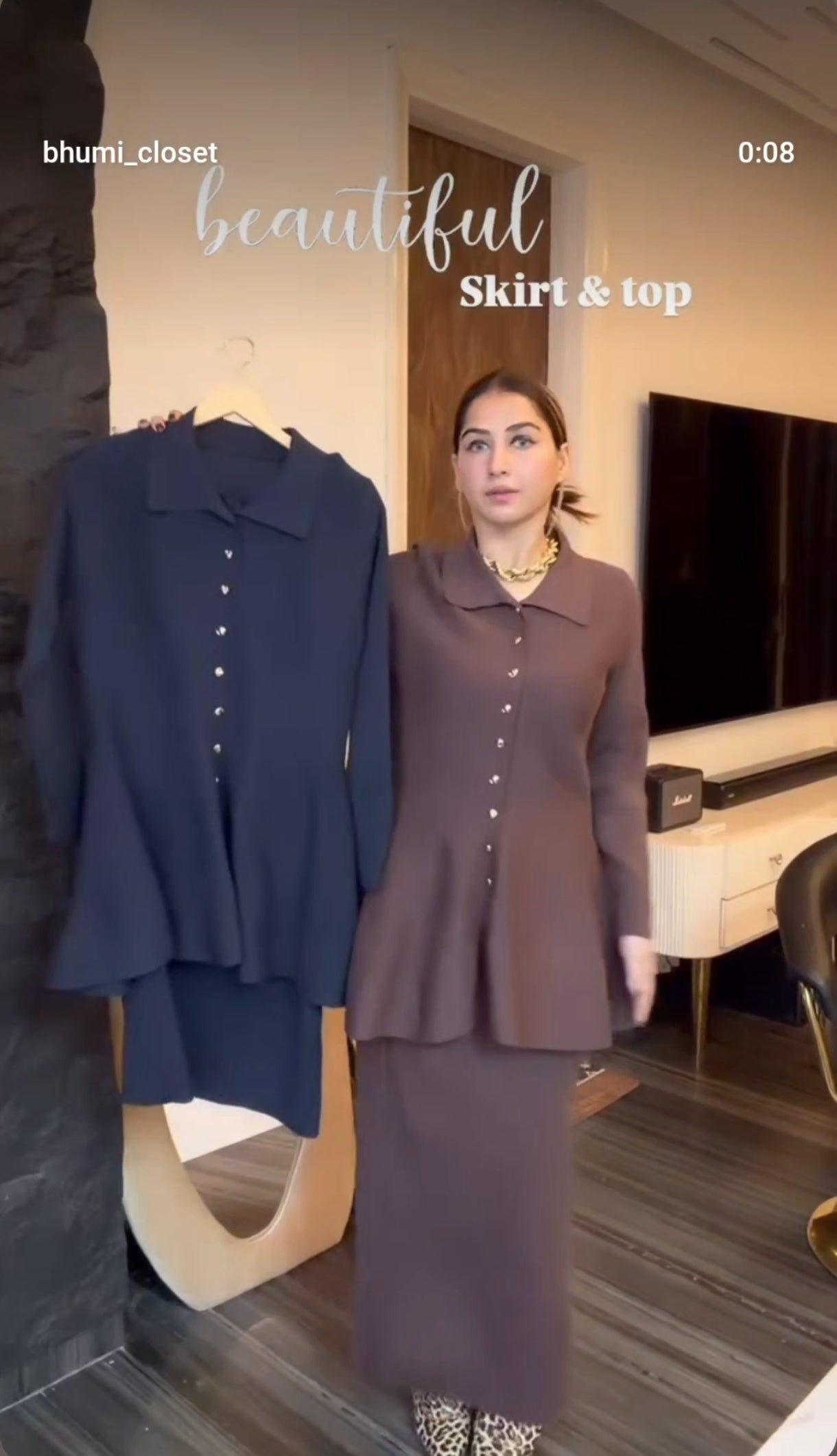 BEAUTIFUL SKIRT CORD-SET BC158