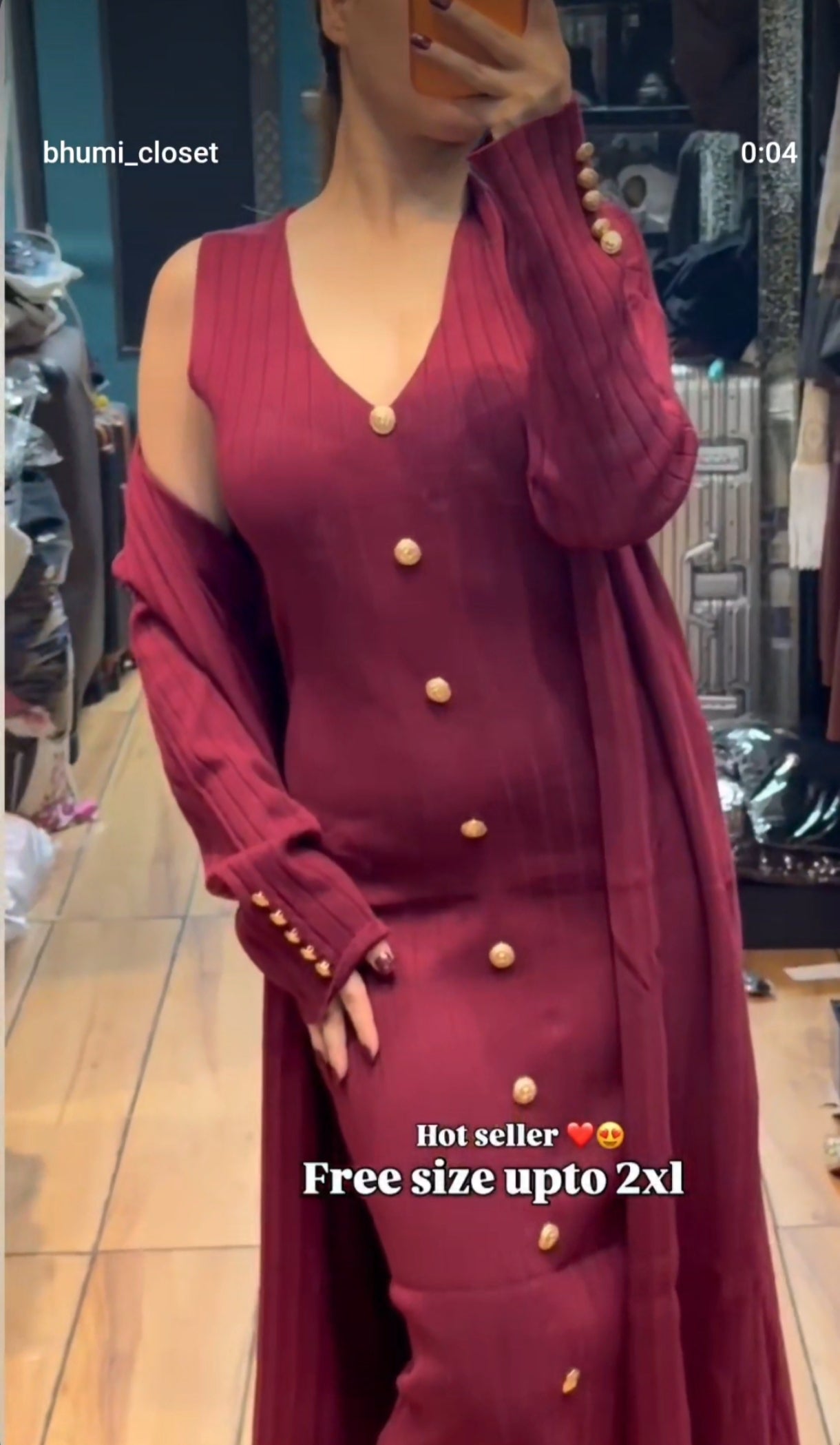 Long shrug 2pc dress BC144