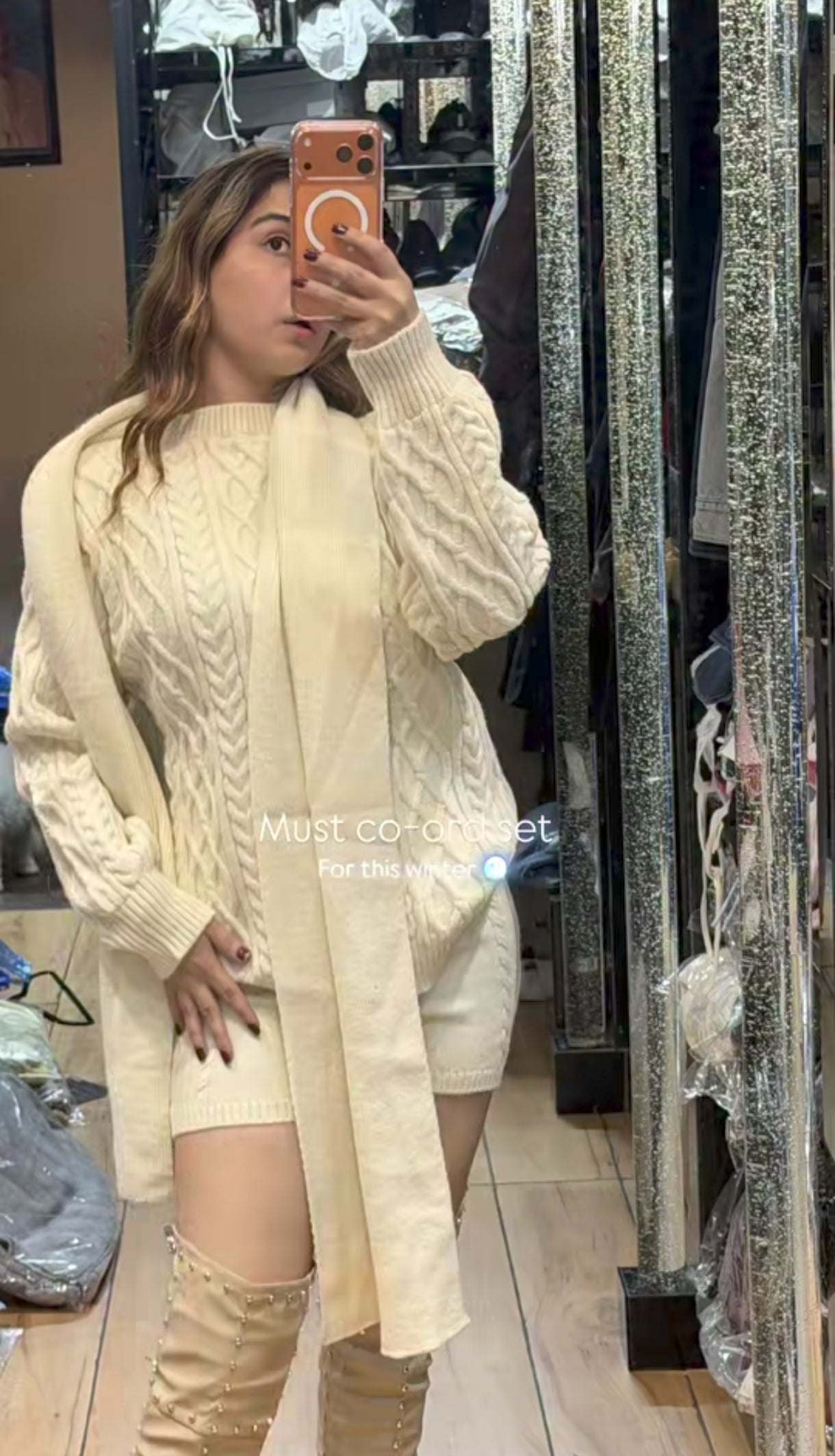 Shorts cord-set with scarf BC152