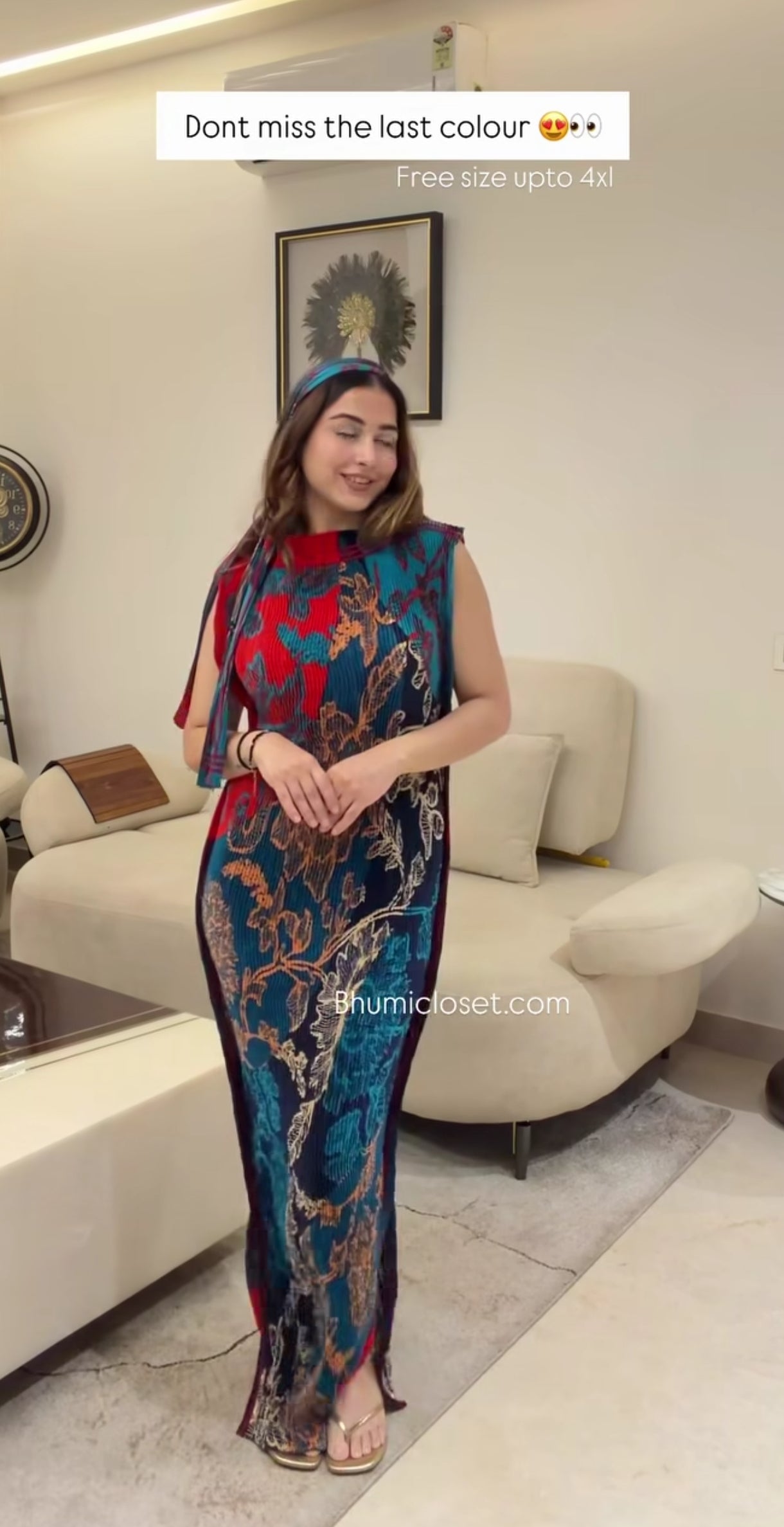 BEAUTIFUL PRINTED DRESS BC169