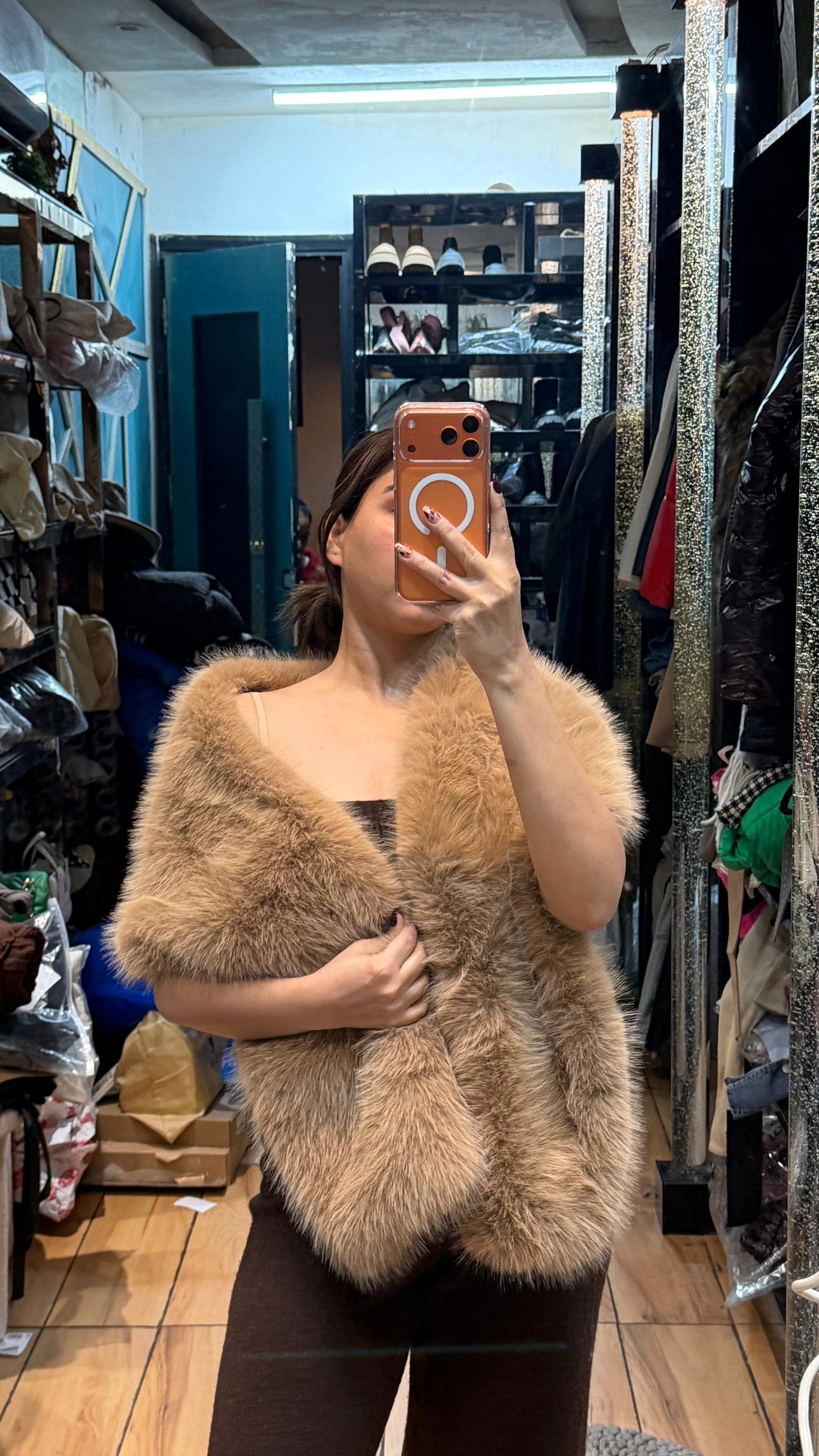 TRENDY FUR SCARF BC184