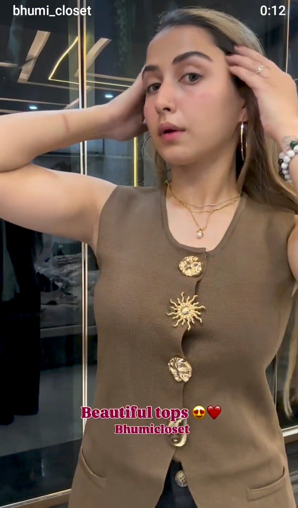 Pretty waistcoat top BC114