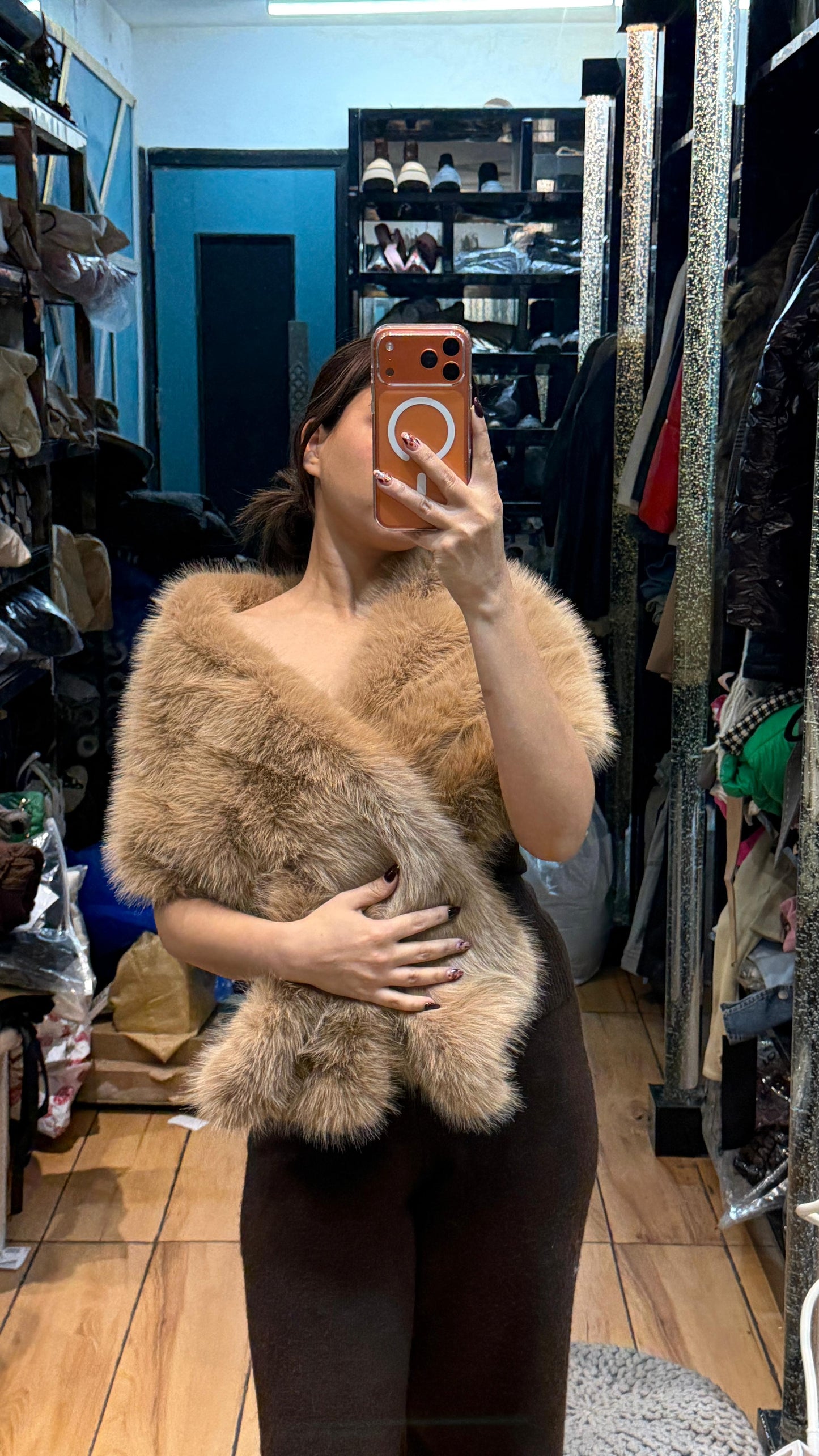 TRENDY FUR SCARF BC184