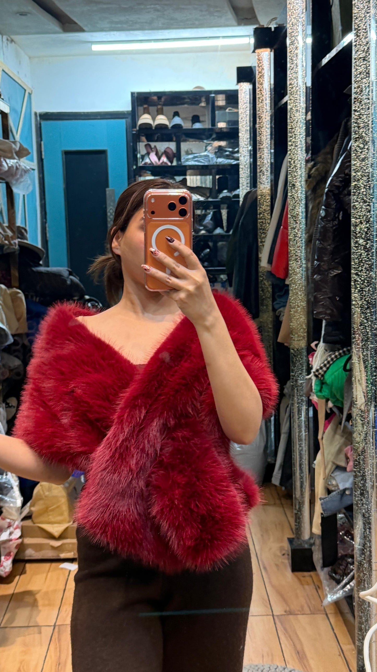 TRENDY FUR SCARF BC184