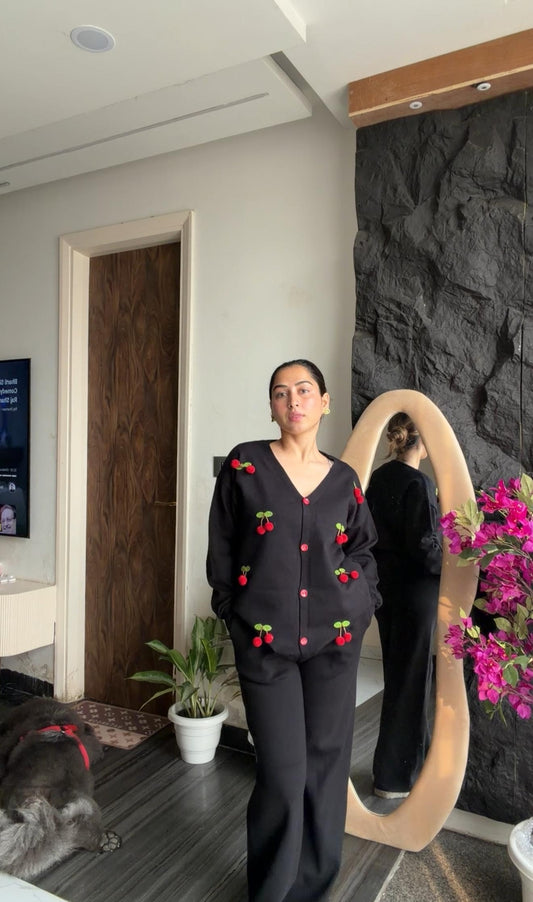 Knitted winter cord-set BC168