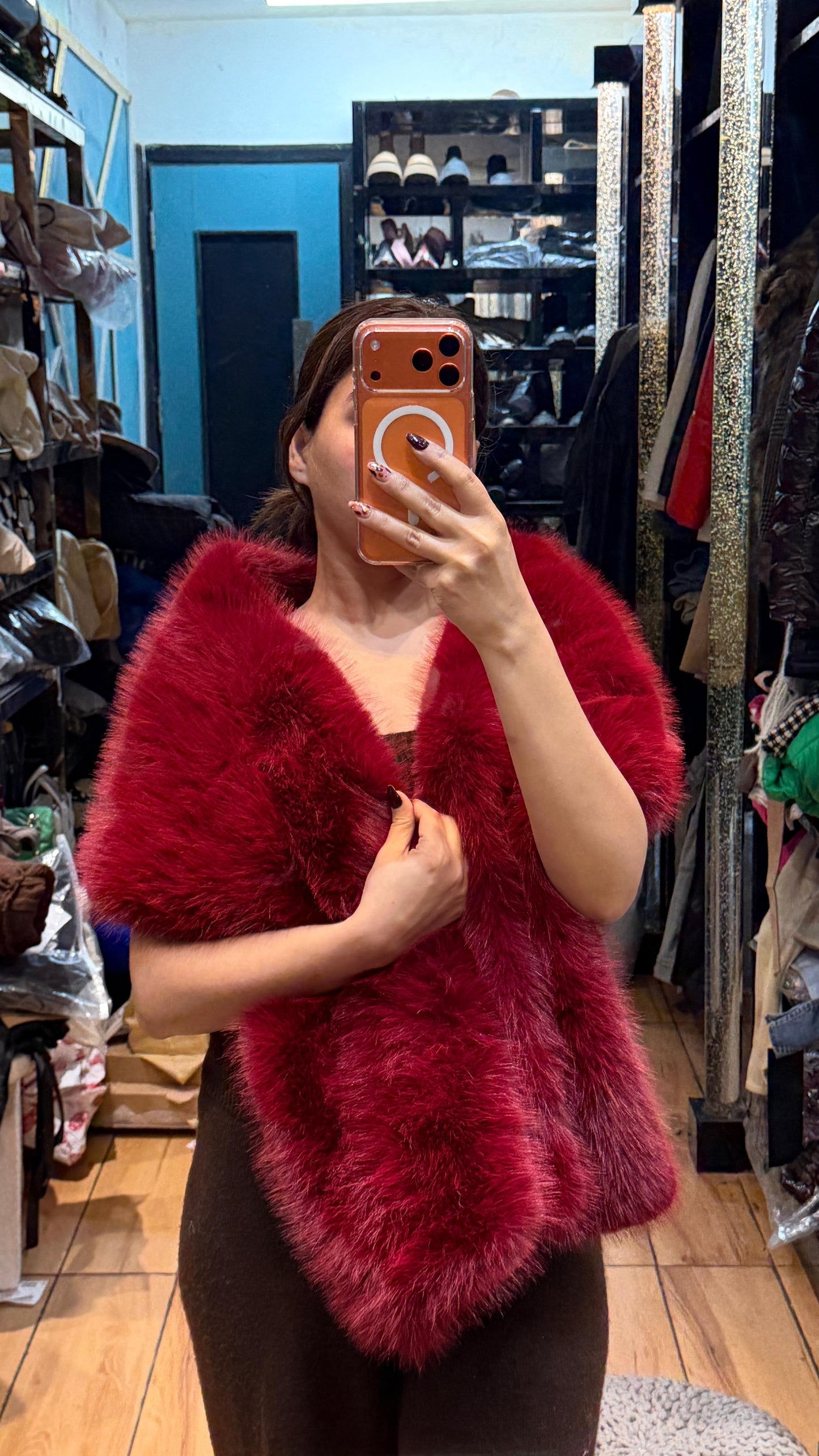 TRENDY FUR SCARF BC184