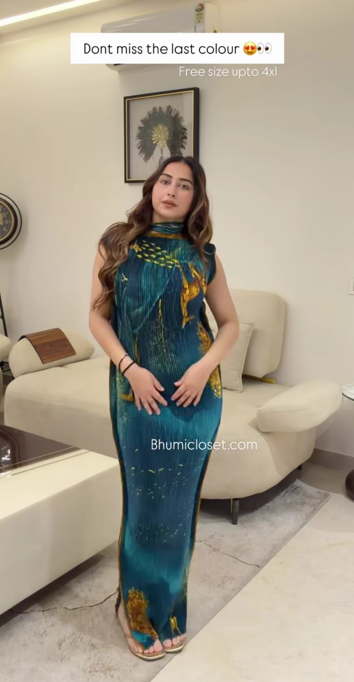 BEAUTIFUL PRINTED DRESS BC169
