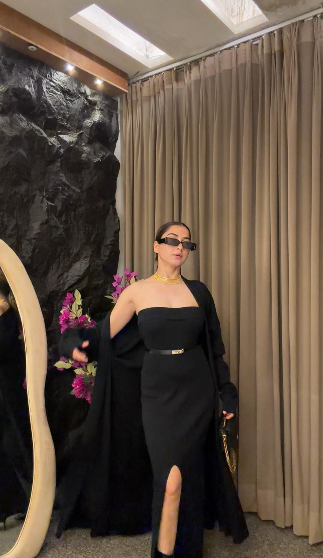 ELEGANT DRESS WITH BELT BC167