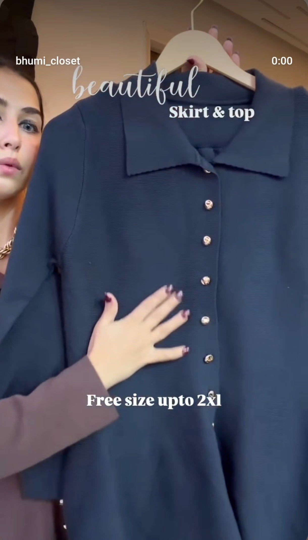 BEAUTIFUL SKIRT CORD-SET BC158