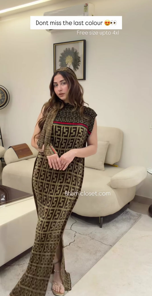 BEAUTIFUL PRINTED DRESS BC169