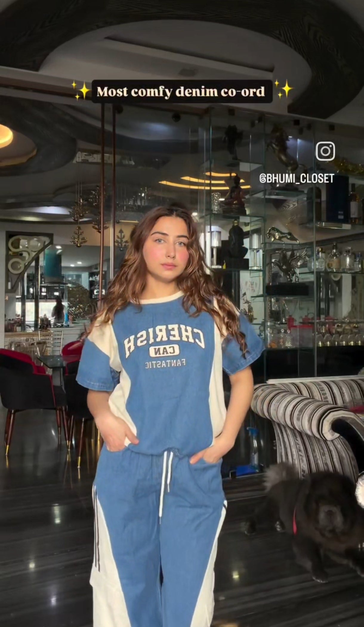 SOFT DENIM CORD-SET BC194