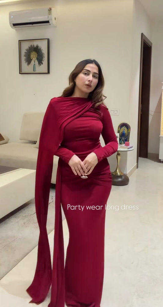 PRETTY LONG DRESS BC271