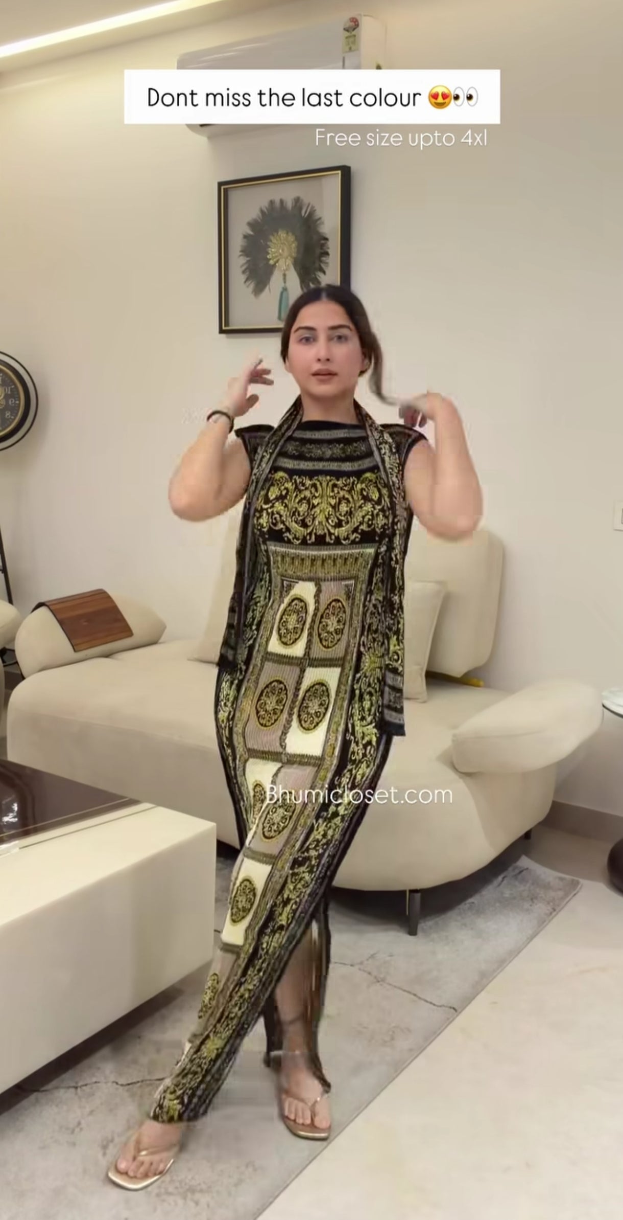 BEAUTIFUL PRINTED DRESS BC169